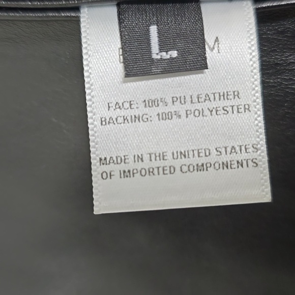 EB DENIM 100% PU LEATHER VEST - Picture 7 of 8